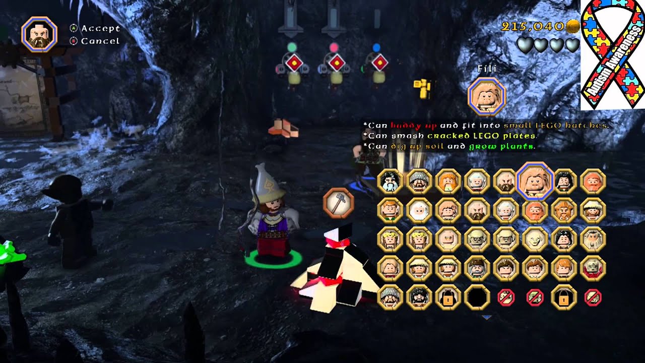 lord of the rings lego cheat codes ps3